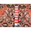 10'3"x13'5" Coral Pink, Antique Persian Sarouk, 100% Wool, Hand Knotted, Thick and Plush, Full Pile, Soft and Clean, Oriental Rug