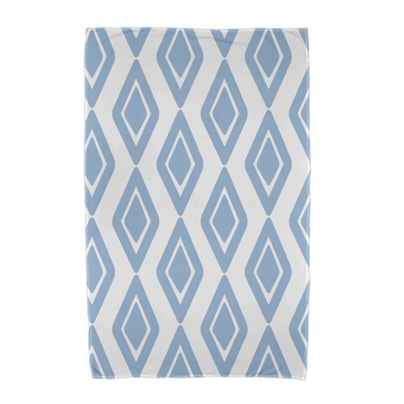 Serviette de plage en microfibre Malcho, Bleu pâle
