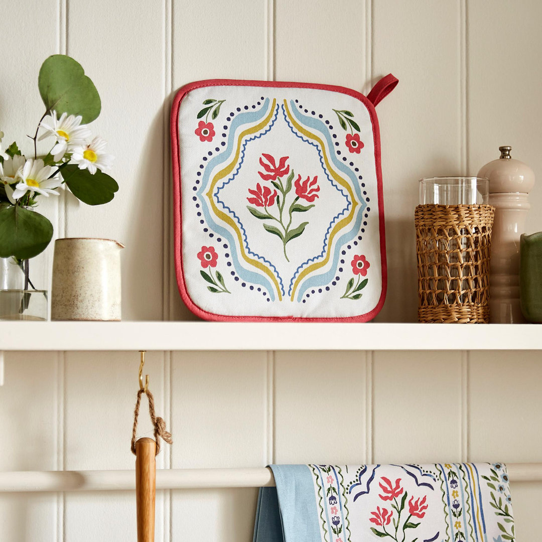 Ulster Weavers Boho Floral 100% Cotton Potholder