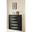 Mobilier de chambre en bois massif en bois massif 1 pièce 1 tiroir contemporain à 5 tiroirs
