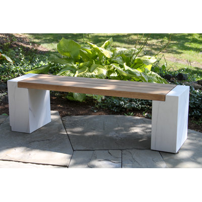Banc en Eucalyptus et composite Lochland
