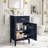 20'' Naval Blue Vanity Cabinet With Ceramic Sink