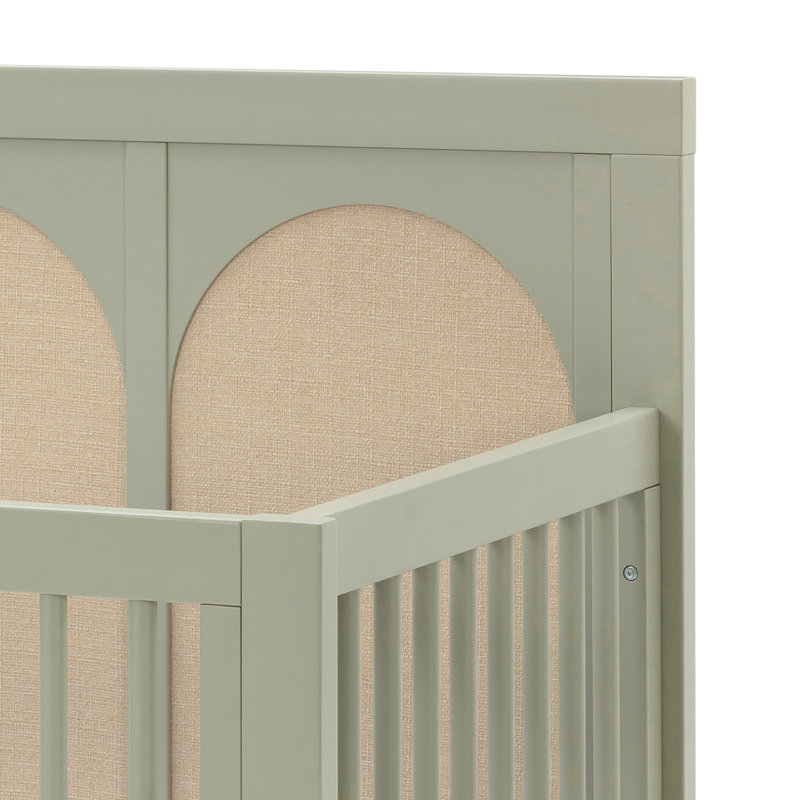 Eloise 4-in-1 Convertible Crib, French Sage/Performance Sand Eco-Weave
