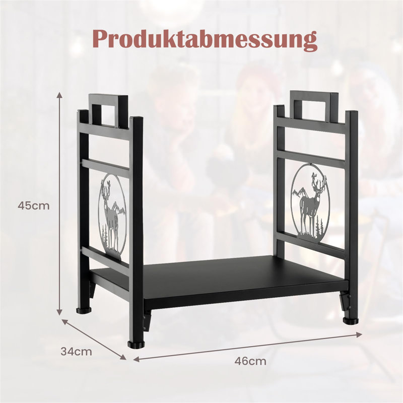 Seavir 46cm W Metal Log Rack