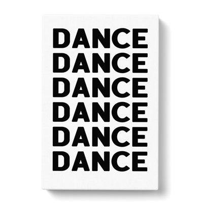 Dance Dance Dance - Wrapped Canvas Print