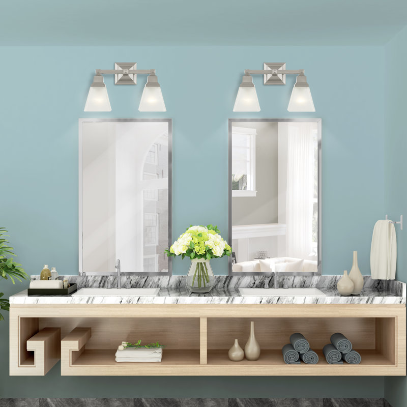 Mathias 2 - Light Dimmable Vanity Light, Brushed Nickel