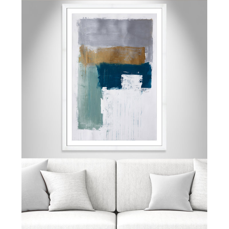 «Malibu Springs I Print» par Filippo Ioco, L 35 po x H 49 po, Blanc satiné, Imprimé mat