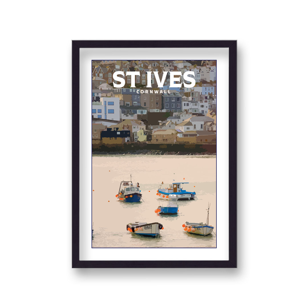St Ives Cornwall Travel - Single Picture Frame Print