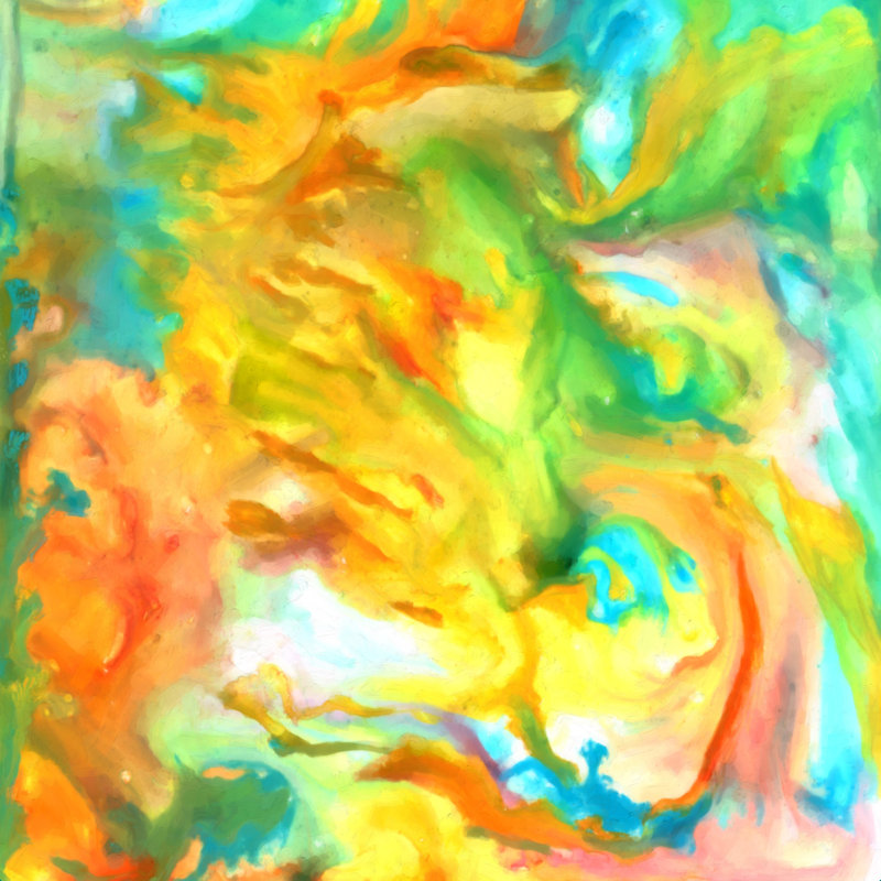 Palette Gone Wild, H 36 po x l 36 po, Non, Toile tendue