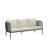 Acklin 4 Piece Aluminum & Wicker Sofa Seating Group with Cushions & Sunbrella Pillows-90655154