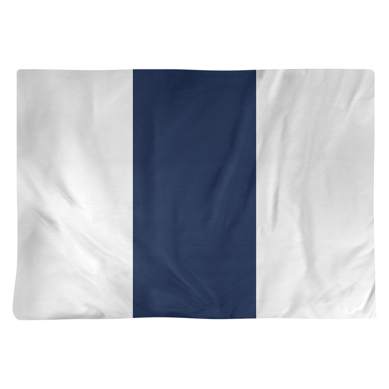 Récapitulatif en coton 18 po atlanta baseball, Blanc / Marine