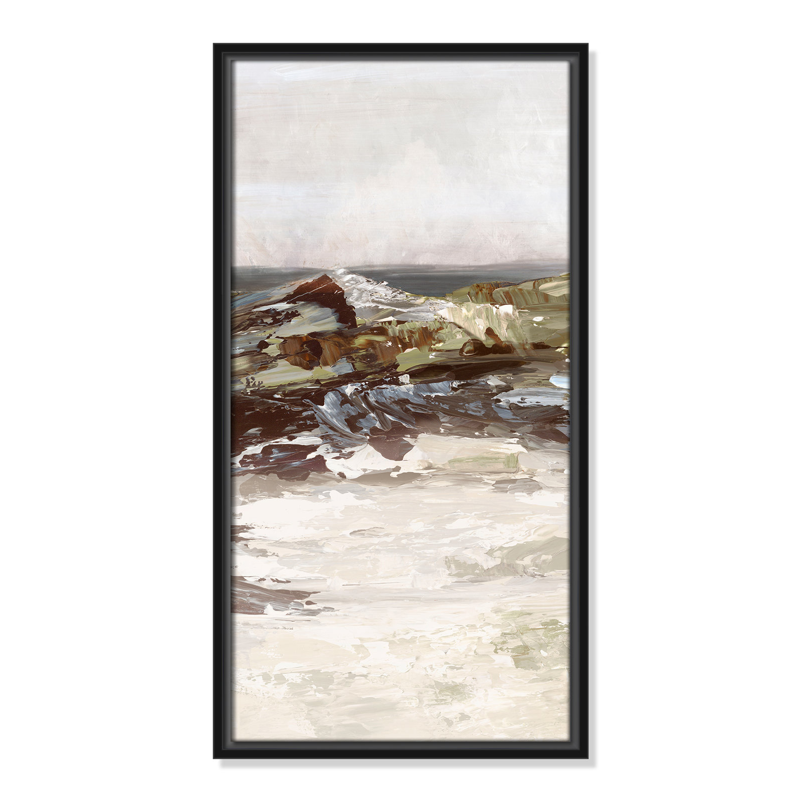 Stoney Peak Print by , 25.5" H x 13.5" W, Black