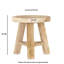 Aala Solid Wood Accent Stool