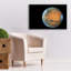 Art mural sur toile, "Mars avec la lune" par la NASA-150621211