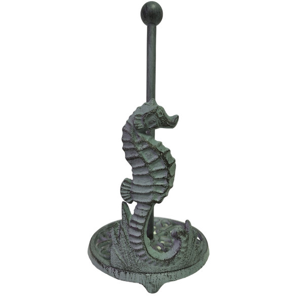 Standing Cast Iron Anchor Toilet Paper Holder Nautical 28 Tall
