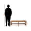 Banc de style bohémien Juliet