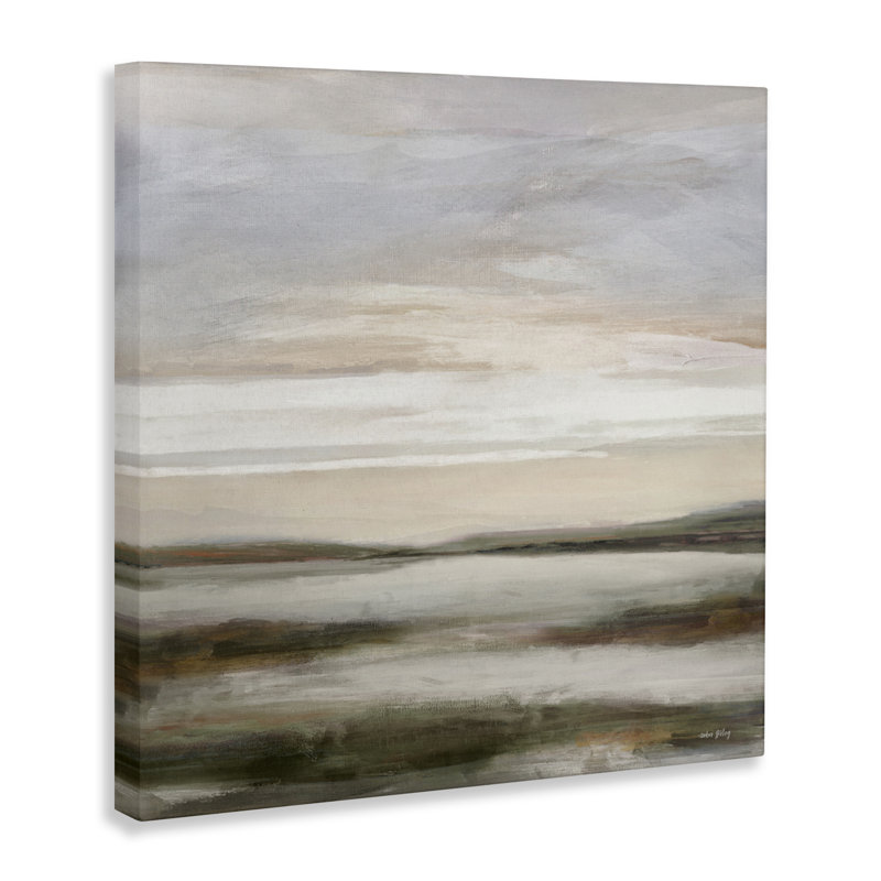 Vaste toile horizon légèrement éclairée, design par Amber Sterling, H 30 po x l 30 po