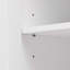 Armoire de rangement polyvalente avec deux portes pour la salle de bain et le bureau, avec tablettes réglables et dispositif anti-basculement pour plus de sécurité et de commodité-995176978