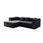 Canapé-lit convertible de 90,6 pouces 3-en-1 avec repose-pieds mobile, capitonnage et garniture dorée pour une vie moderne multifonctionnelle.-425974103