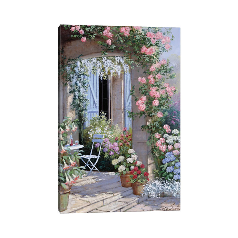 Flower Invitation by Peter Motz - Wrapped Canvas Gallery-Wrapped Canvas Giclée, 30.48 cm H x 45.72 cm W