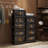24 Inch Wide Folding Storage Cabinet With 5 Tiers, Collapsible Bins, Magnetic Door, And Wheels For Versatile Use And Easy Organization-1093657922