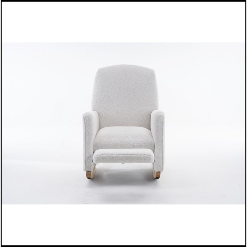 Chaise berçante Teddy, Ivoire ivoire