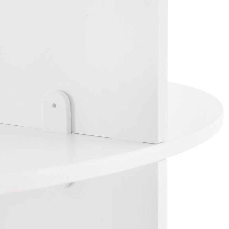 7-Tier 28 Pair Rotating Free Standing Shoe Rack, White