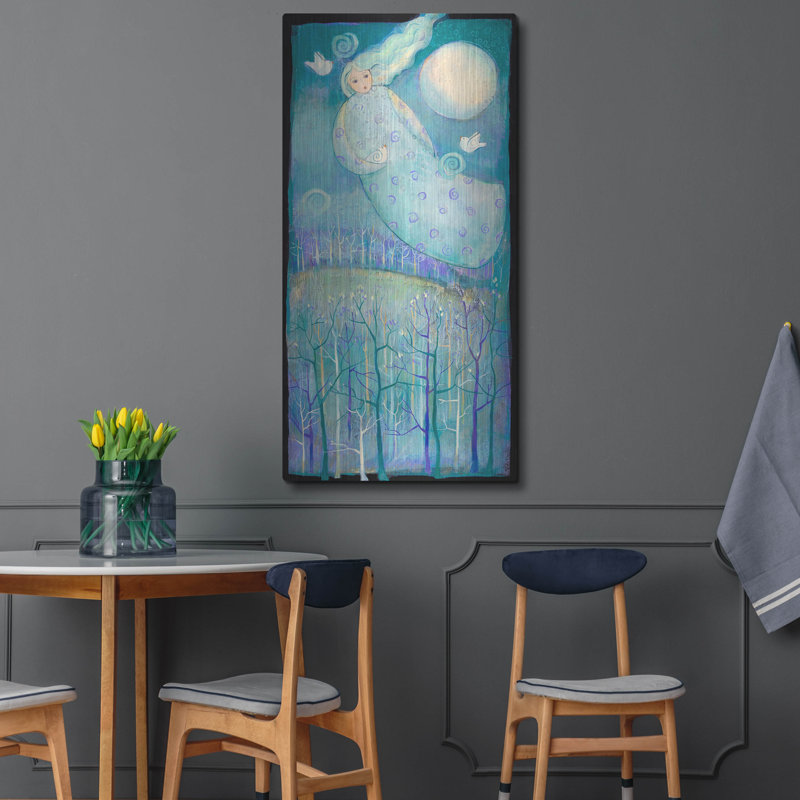  «Moondancer» par Sue Davis, art mural en métal, 24 po x 48 po, H 48 po x l 24 po