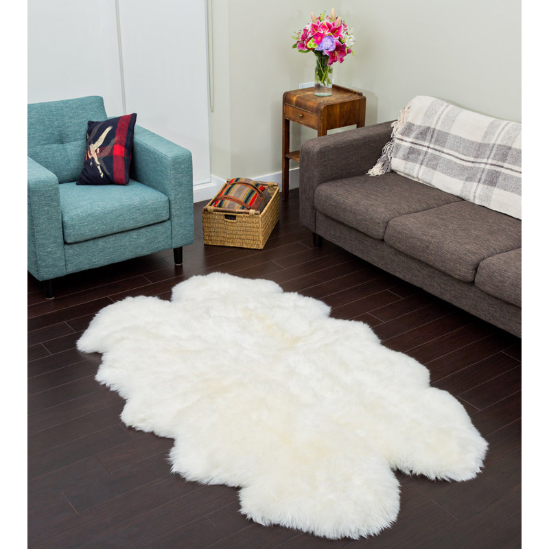 Tapis intérieur/extérieur ivoire new zealand Roxanna
