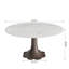 Table de salle à manger ronde ronde en pierre avec base en bois massif pour 4 à 10 personnes-98907923-98907932-98907934