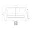 Vivo 2 Seater Round Arm Sofa-2086210977