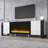 Juliza 68.1'' W Storage Credenza with Electric Fireplace Included-872695016