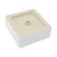 Lavabo vasque de salle de bain en céramique blanc L 15 po x l 15 po