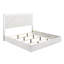 Lit Manhattan - Design géométrique contemporain avec éclairage à DEL et finition laquée ultrabrillante, style minimaliste durable pour les chambres à coucher modernes-1037984618