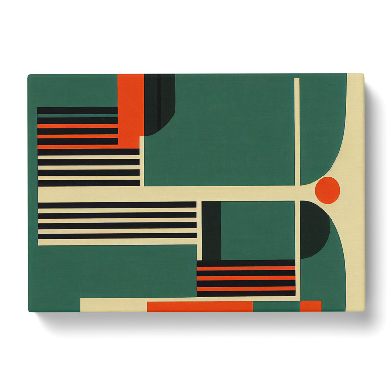 Classic Bauhaus Art Vol.1 Abstract - Wrapped Canvas Print, 50cm H x 76cm W x 3cm D