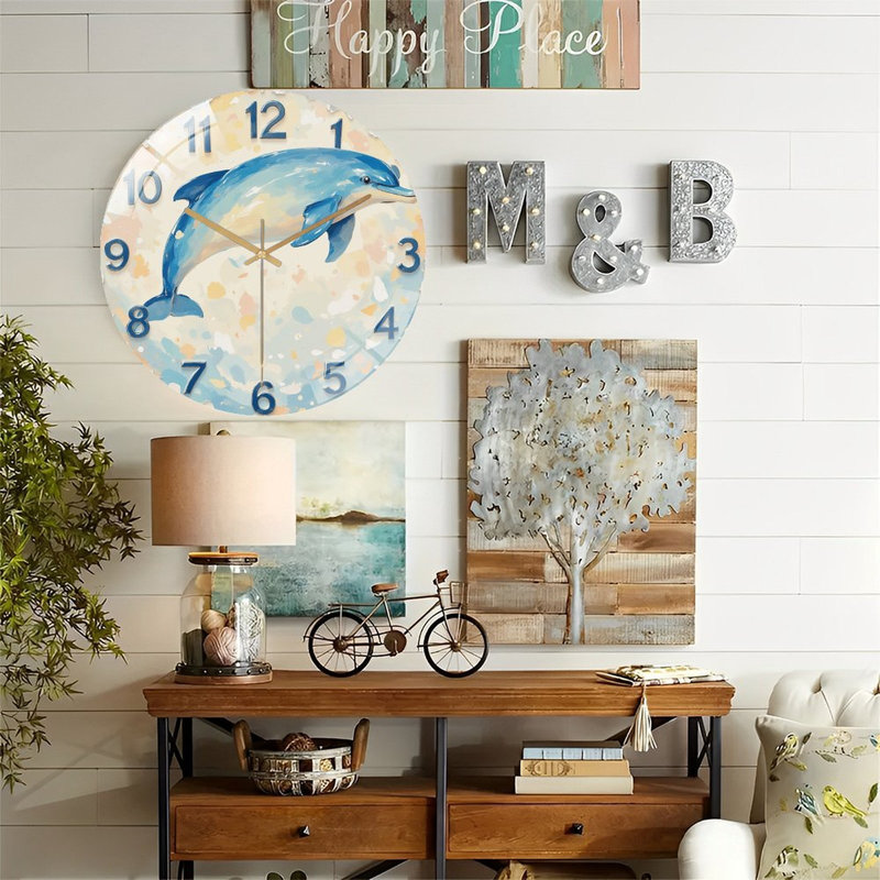 Horloge murale Dolphin