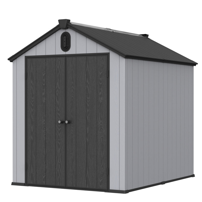 Remise de jardin en plastique 6 x 8 pi - et facile à assembler