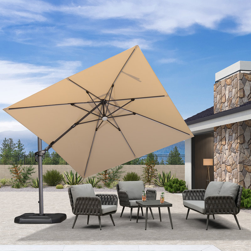 304cm Cantilever Parasol, Beige