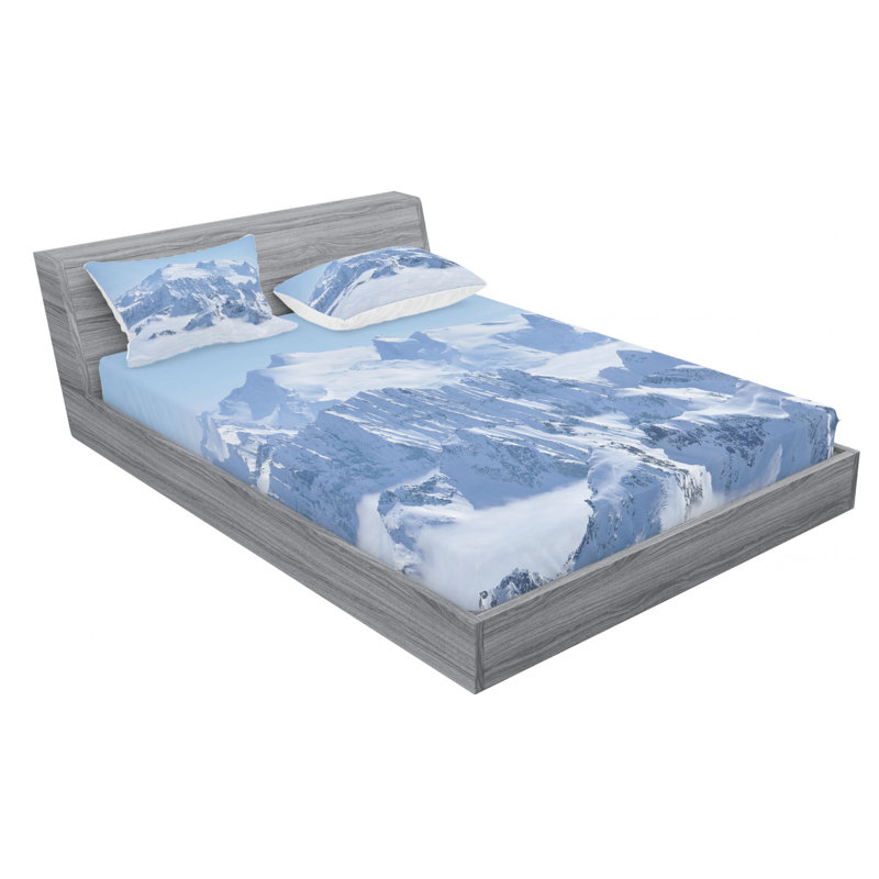 Microfiber Sheet Set, Full Sheet Set with Fitted Sheet