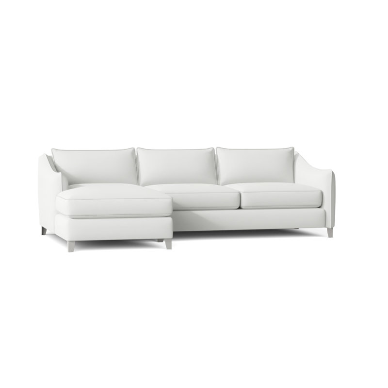 Monterey Patio Sectional with Cushions, White Vinyl 6503-000