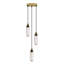 Hunt 3 - Light French Gold Cluster Pendant-2115240524