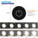 3 Pack 4000K Mini Puck Light with Wireless Dimmer 12V 2W/pc for Under Cabinet Lighting