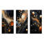 Abstrait café nébuleuse Nitro - Formes abstraites en métal, ensemble de salon-1046764974
