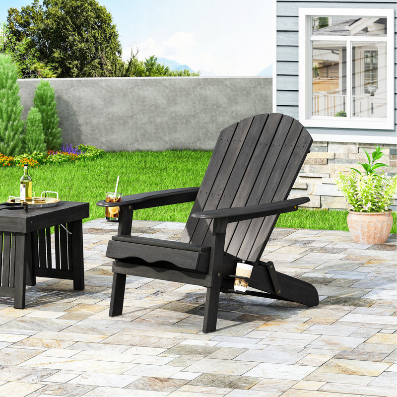 Bellwood Adirondack Chair, Dark Gray