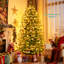 Arbre de Noël illuminé de 7 pi avec lumières multicolores et 15 modes-1516233228