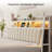 Upholstered Headboard With Built-In Outlets, LED Light & 2-Tier Storage, Adjustable Height, Ergonomic Design, Sturdy Frame-774162943