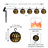 204'' Solar LED String Lights