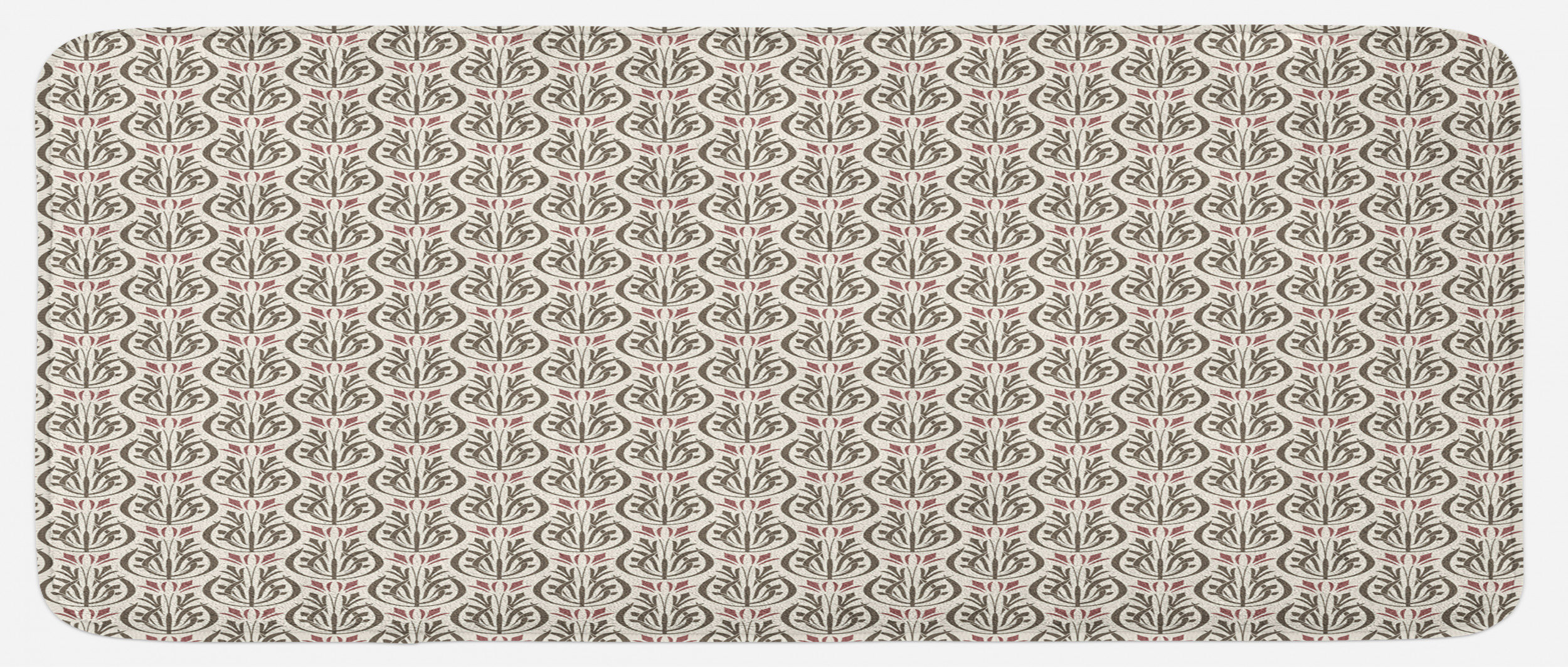 East Urban Home Art Nouveau Kitchen Mat | Wayfair