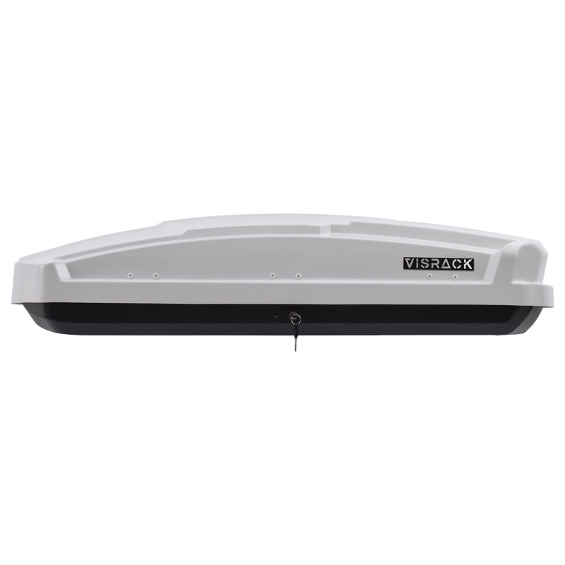 Rooftop Cargo Carrier Hard Shell, Both Side Openning Cargo Box With Security Lock, 15.5 Cubic Feet Capacity - 58.3x35.4x13in