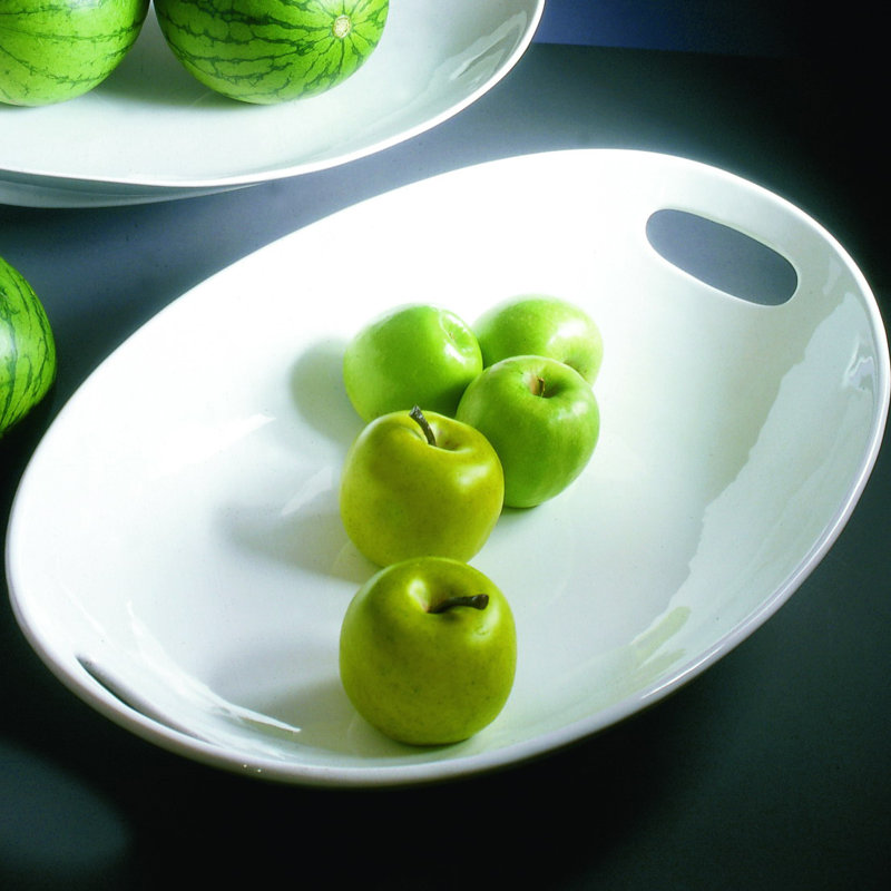 Oslo 22" Oval Serving Platter with Handles